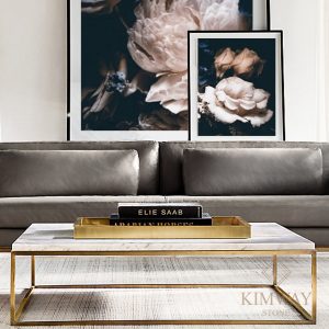 Silver Grey Coffee Table