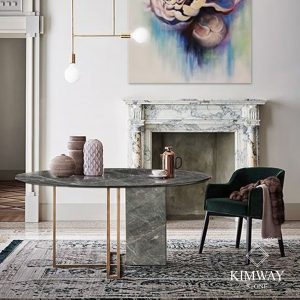 Pascal Grey Round Dining Table