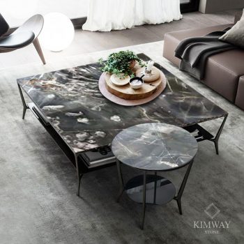 Cosmo Gold Rectangle Coffee Table