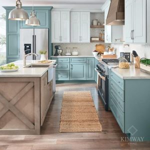 Meteor White Kitchen & Island