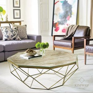 Dyno Beige Octagon Coffee Table