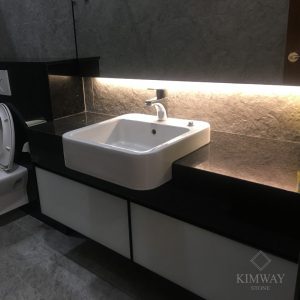 Black Galaxy Vanity Top