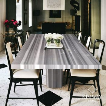 Ruler White Rectangle Dining Table