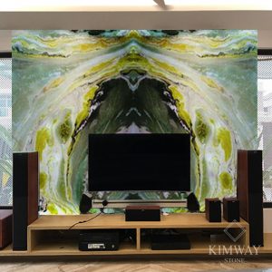 Vera Ice Jade TV Wall