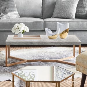 Volakas White Rectangle Coffe Table