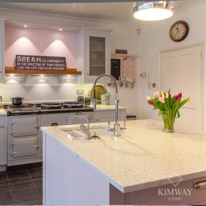 Silestone - Bianco River Island